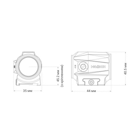 Коллиматорный прицел HOLOSUN SCRS RD MRS