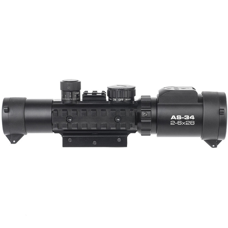 Оптический прицел KONUS KONUSPRO AS-34 2-6x28 MIL-DOT IR