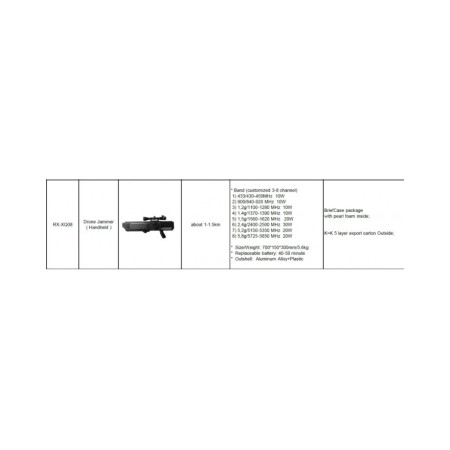 Анти Дрон TX-XQ08 Каналов 8
