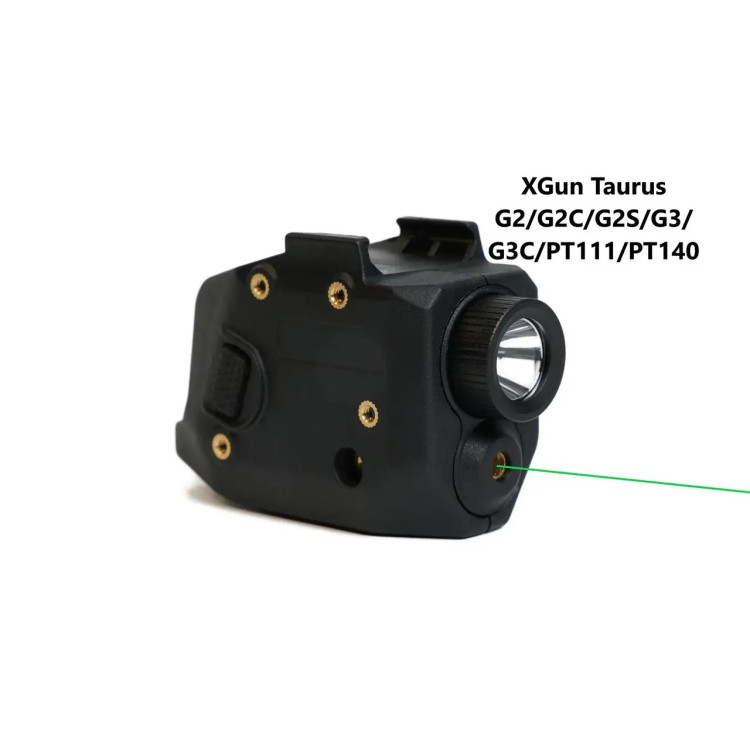 Подствольный фонарь с ЛЦУ XGUN TAURUS (зеленый луч)