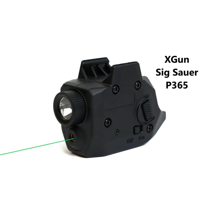 Подствольный фонарь с ЛЦУ XGUN SIG SAUER (зеленый луч)