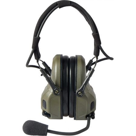 Активні навушники Ops-Core AMP Communication Headset-Connectorized. NFMI. Верхній тримач. Ranger Green