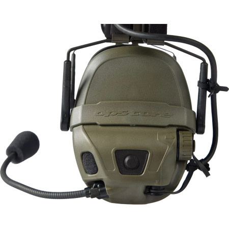 Активні навушники Ops-Core AMP Communication Headset-Connectorized. NFMI. Верхній тримач. Ranger Green