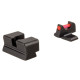 Мушка + целик Trijicon Fiber Set Red для пистолетов SIG 9mm/.357 (кроме P938 и P365)