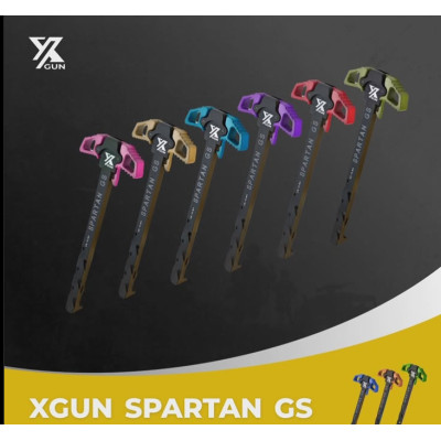 Рукоятка заряжания XGUN SPARTAN 2.0 алюминиевая двусторонняя Зеленый