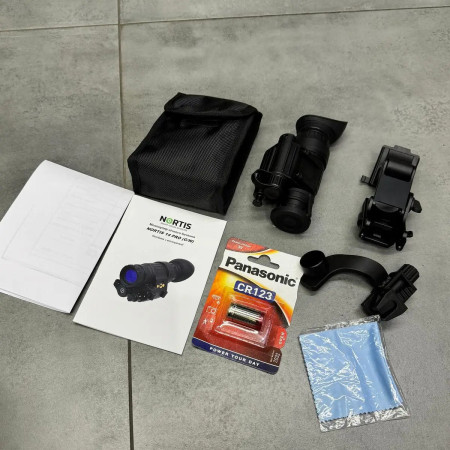 Монокуляр ночного видения NORTIS Night Vision Monocular 14 PRO kit (Gen2+ IIT GTX Green), ПНВ, зеленый фосфор