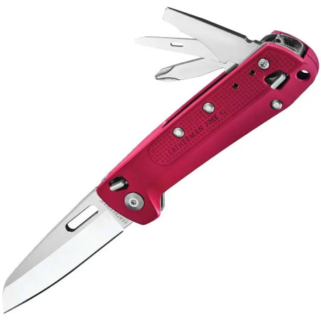 Мультиинструмент Leatherman Free K2 Crimson