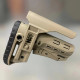 Приклад (база) DLG TBS COMPACT DLG-130-052, Койот, Mil-Spec, з високим підщечником 4 см, антабки