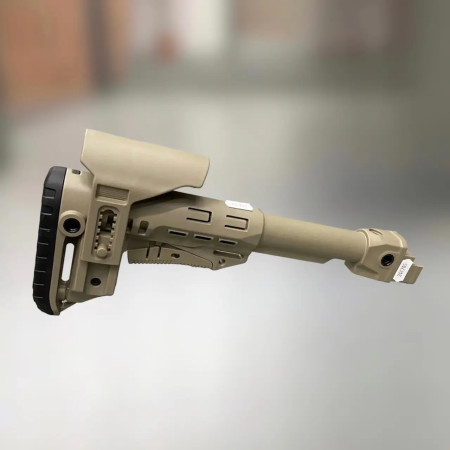 Прямой приклад DLG TACTICAL, телескоп, с подщечником, Койот (полный комплект), антабка на 2 стороны Прямой приклад DLG TACTICAL, телескоп, с подщечником, Койот (полный комплект), антабка на 2 стороны