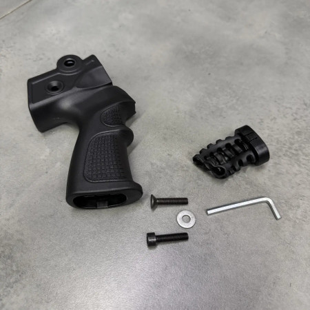 Рукоятка пистолетная для BAIKAL MP-155/156/135, DLG Tactical DLG-100, с отсеком и гнездами для крепления ремня