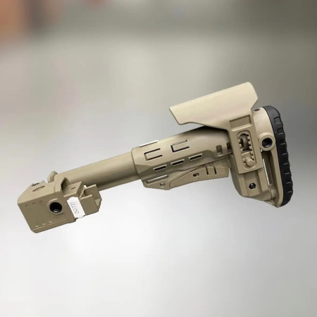 Складной приклад DLG TACTICAL DLG-130-052 с трубкой Mil-Spec DLG-147, Койот Складной приклад DLG TACTICAL DLG-130-052 с трубкой Mil-Spec DLG-147, Койот