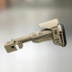 Складной приклад DLG TACTICAL DLG-130-052 с трубкой Mil-Spec DLG-147, Койот