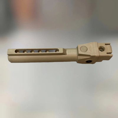 Труба для прикладу АК фіксована DLG-146-beige, Койот, Mil-Spec, АК 47/74 трубний фіксований адаптер