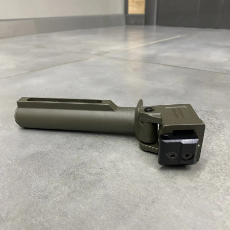 Труба складная для приклада АКСУ DLG Tactical (DLG-157), АК-74М и АК-104 Mil-Spec, адаптер складной Олива