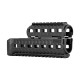 Цевье на АК 47/74 DLG TACTICAL (DLG-099) полимерное, цвет Черный, 2 планки picatinny с креплением M-LOK