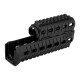 Цевье на АК 47/74 DLG TACTICAL (DLG-099) полимерное, цвет Черный, 2 планки picatinny с креплением M-LOK