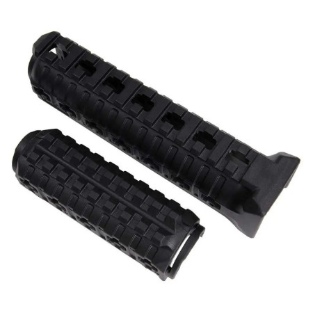 Цевье на АК 47/74 DLG TACTICAL (DLG-099) полимерное, цвет Черный, 2 планки picatinny с креплением M-LOK