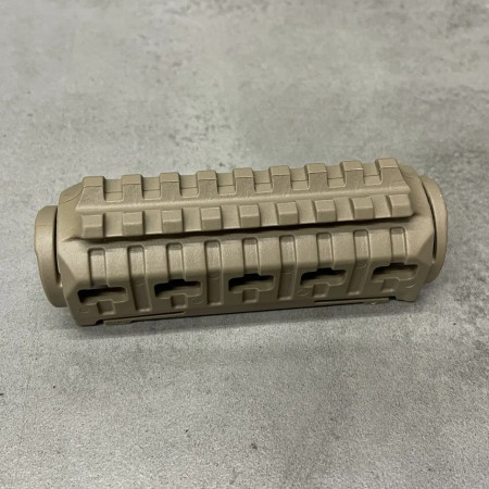 Цевье на АК 47/74 DLG TACTICAL (DLG-133), полимерное, цвет Койот, 1 планка пикатинни, с креплением M-LOK