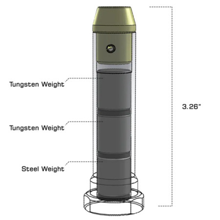 Буфер отдачи Leapers H2 (жесткий) UTG для AR-15/M4/M16