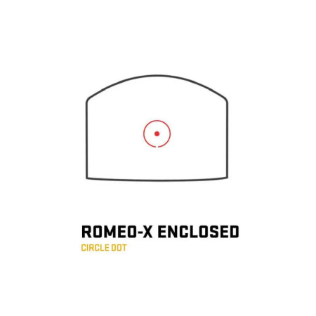Приціл коліматорний Sig Optics ROMEO-X ENCLOSED COMPACT FOOTPRINT, 2 MOA DOT&32 MOA CIRCLE, BLACK SORX1400