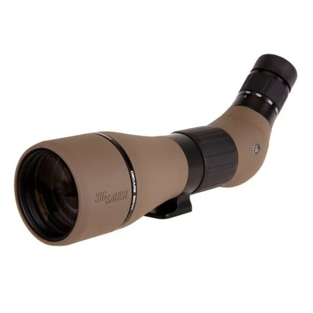 Зрительная труба Sig Optics OSCAR8, 27-55X80MM, HDX LENS, ANGLED EYEPIECE, FDE Зрительная труба Sig Optics OSCAR8, 27-55X80MM, HDX LENS, ANGLED EYEPIECE, FDE