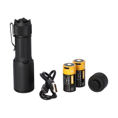 Фонарик Sig Optics FOXTROT-EDC, COMPACT, RECHARGEABLE, HANDHELD FLASHLIGHT, WHITE LIGHT, BLACK SOFEC001