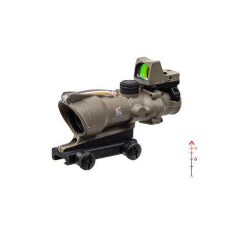 Комплект TRIJICON приціл оптичний ACOG 4x32 BAC і приціл коліматорний RMR 3.25 МОА FDE Комплект TRIJICON приціл оптичний ACOG 4x32 BAC і приціл коліматорний RMR 3.25 МОА FDE