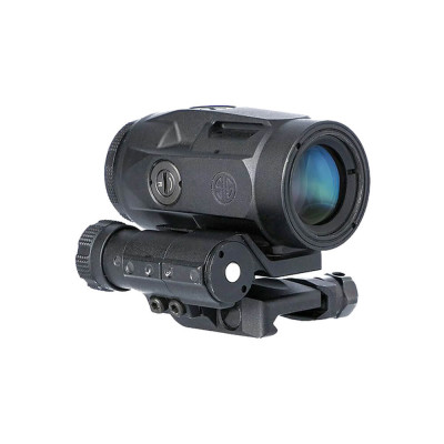 Збільшувач Sig Optics 3Х JULIET3-MICRO 3X22MM, PUSH-BUTTON MOUNT WITH SPACERS, BLACK