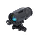 Збільшувач Sig Optics 5Х JULIET5-MICRO 5X24MM, PUSH-BUTTON MOUNT WITH SPACERS, BLACK
