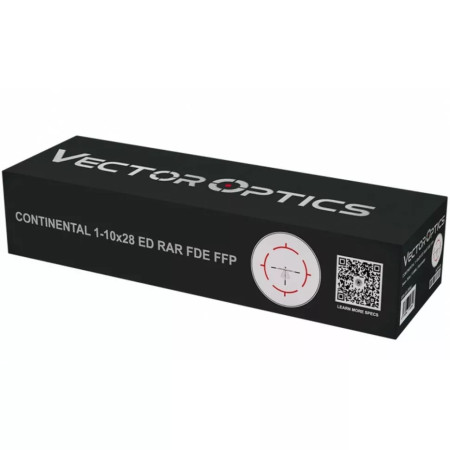 Приціл оптичний Vector Optics Continental 1-10x28 (34mm) illum. ED FFP VET-CTR FDE