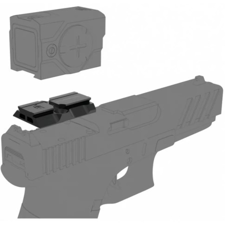 Переходник Vector Optics с MOJ платформы (Trijicon RMR) на VOD footprint (SCRD-63 series)
