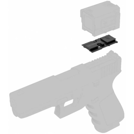 Адаптер Vector Optics на Glock 17/19 MOS для коліматорів з VOD footprint (SCRD-63 series)