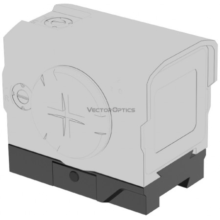 Крепление низкое Vector Optics на ласточкин хвост для коллиматоров с VOD footprint