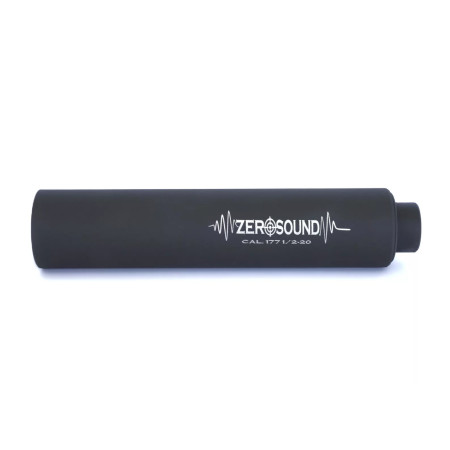 Саундмодератор Zerosound .177cal / 4,5мм  різьба 1/2-20 Black