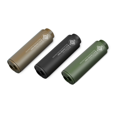 Саундмодератор Zerosound TITAN MINI BRAKE II Al кал. 223 Rem (в комплекті с ДГК) різьба 1/2-28 FDE