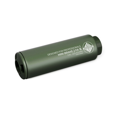 Саундмодератор Zerosound TITAN MINI BRAKE II Full Auto кал. 223 Rem (в комплекті с ДГК) різьба 14/1. Olive
