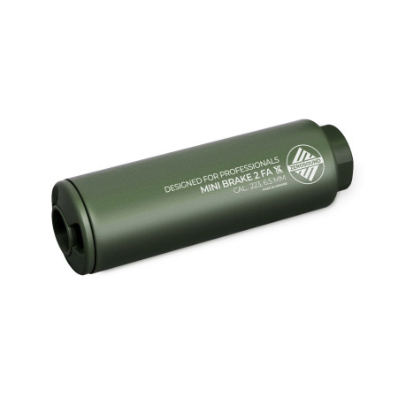 Саундмодератор Zerosound TITAN MINI BRAKE II Full Auto кал. 223 Rem (в комплекті с ДГК) різьба 1/2-28. Olive Саундмодератор Zerosound TITAN MINI BRAKE II Full Auto кал. 223 Rem (в комплекті с ДГК) різьба 1/2-28. Olive
