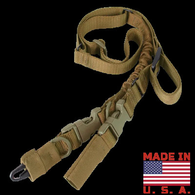 Тактичний ремінь двохточковий Condor US9 (coyote brown)