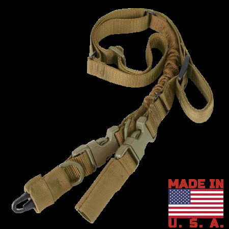 Тактичний ремінь двохточковий Condor US9 (coyote brown)