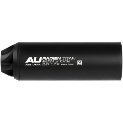 Глушник ASE UTRA Radien Titan Black кал. 30 М15х1