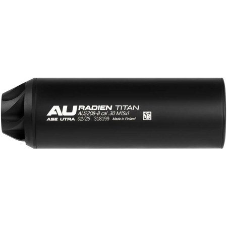 Глушник ASE UTRA Radien Titan Black кал. 30 М15х1 Глушник ASE UTRA Radien Titan Black кал. 30 М15х1