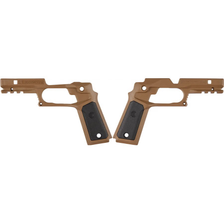 Накладки на руків’я Recover Tactical CC3P Tan для 1911 Black/Tan