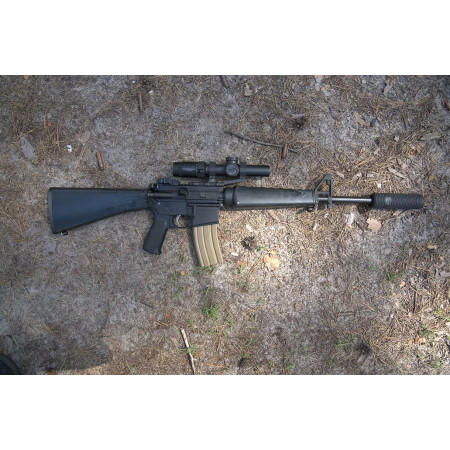 Саундмодератор-пламегаситель Гипножаба на 1/2"-28, 5.56 мм Black CRC 3SF003-MIL