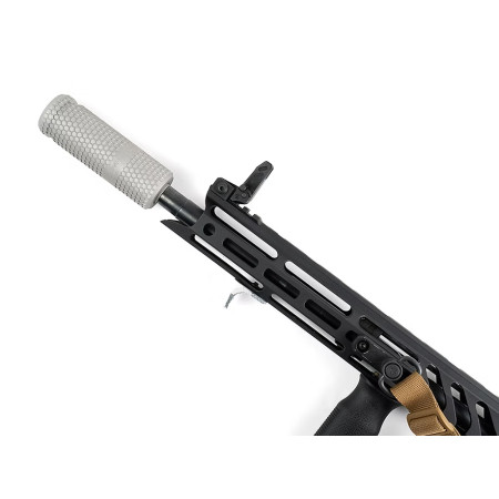 Саундмодератор-полум-ягаситель Мини-лягушка на 1/2"-28, 5.56 мм AR Grey CRC 3SF002-MIL