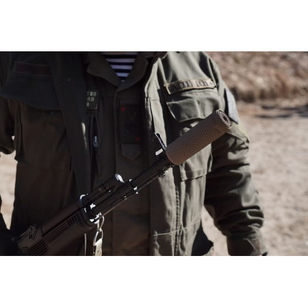 Саундмодератор-полумʼягасник Мініжаба на М24x1.5, 5.45 мм АК-74 Coyote CRC 3SF002-MIL